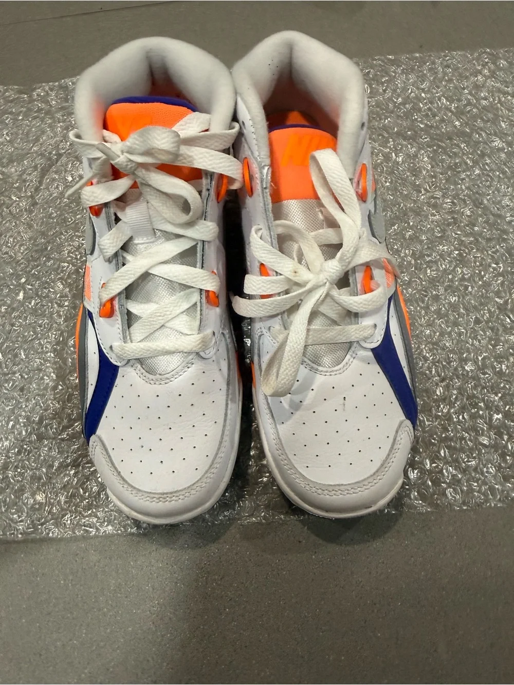 Nike Kids Air Trainer White/Orange/Red Size 2.5Y
